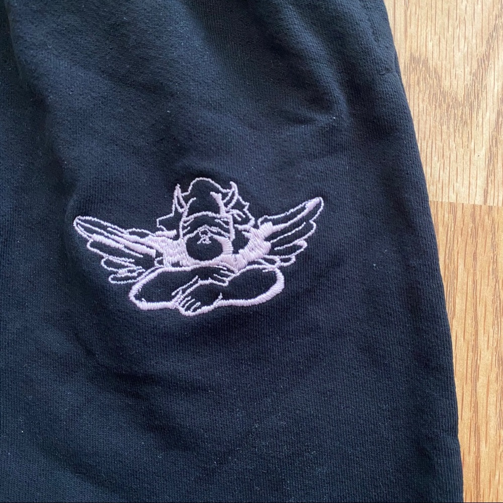 BOYS LIE CLASSIC V2 BLACK SWEATPANTS SZ SMALL - Picture 4 of 10